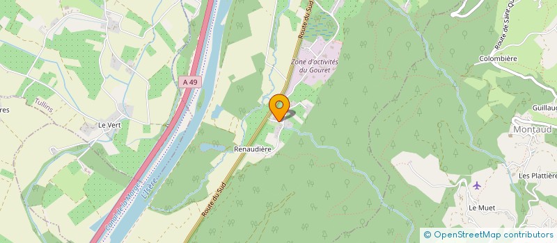 localisation de l'entreprise LES SAISONS DE LA CULTURE  SAINT-QUENTIN-SUR-ISERE