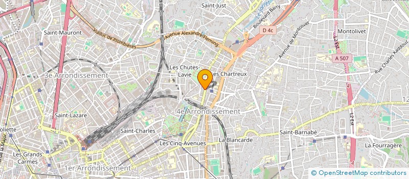 localisation de l'entreprise LES SAISONS ELASTIQUES à MARSEILLE