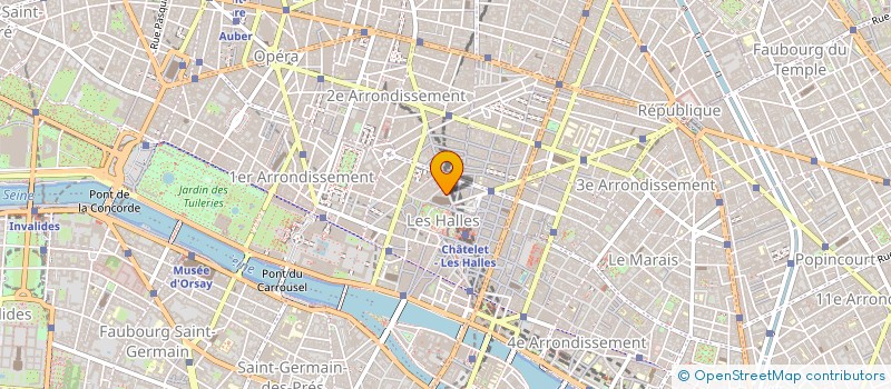 localisation de l'entreprise LES SAISONS SAINT-EUSTACHE à PARIS