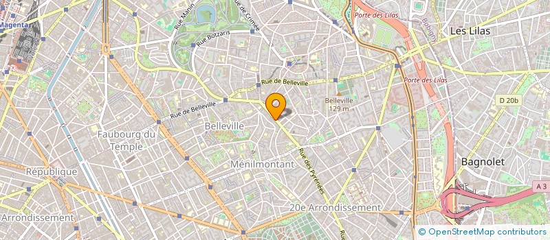 localisation de l'entreprise LES SAJOLLES  PARIS