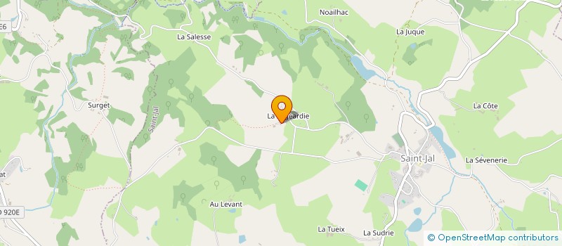 localisation de l'entreprise LES SALAISONS DU LAC à SEILHAC