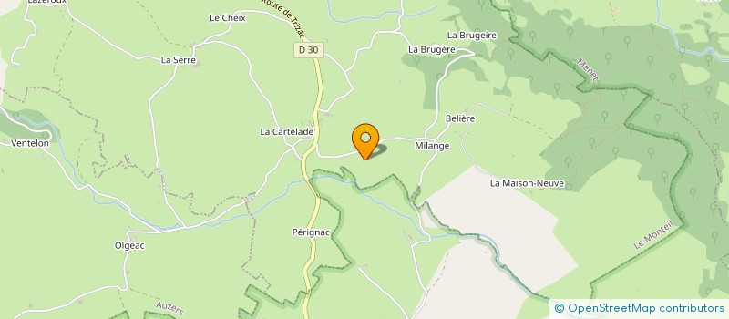 localisation de l'entreprise LES SALAMANDRES à LE MONTEIL
