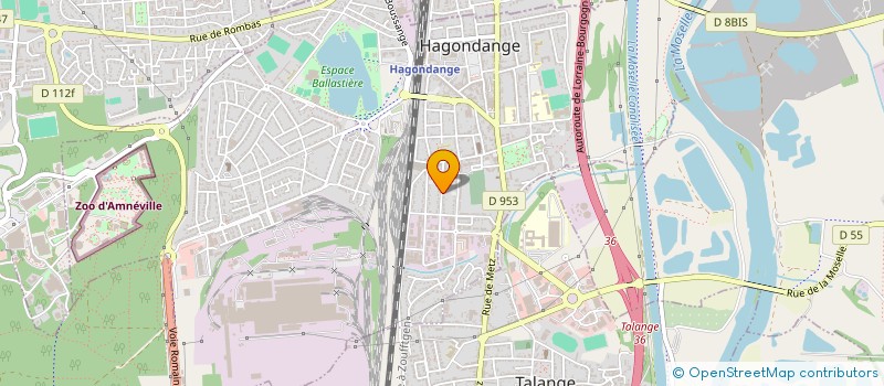 localisation de l'entreprise LES SALAMANDRES à HAGONDANGE