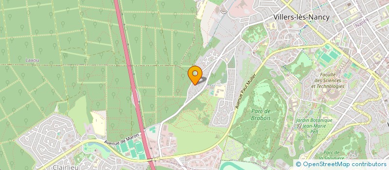 localisation de l'entreprise LES SALAMANDRES DU VAL à VILLERS-LES-NANCY