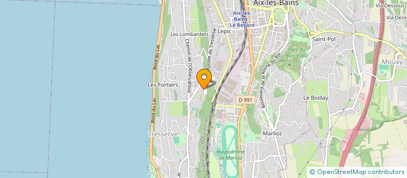 localisation de l'entreprise LES SALAMANDRES GEEKS  TRESSERVE