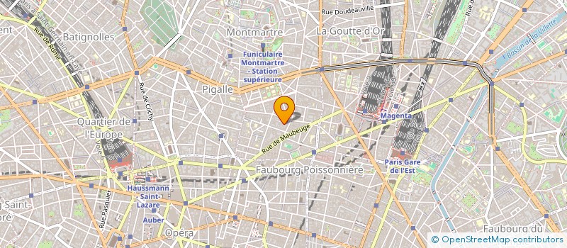 localisation de l'entreprise LES SALES CARACTERES  PARIS