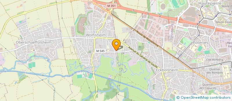 localisation de l'entreprise LES SALES FILMS PRODUCTION  WOLFISHEIM