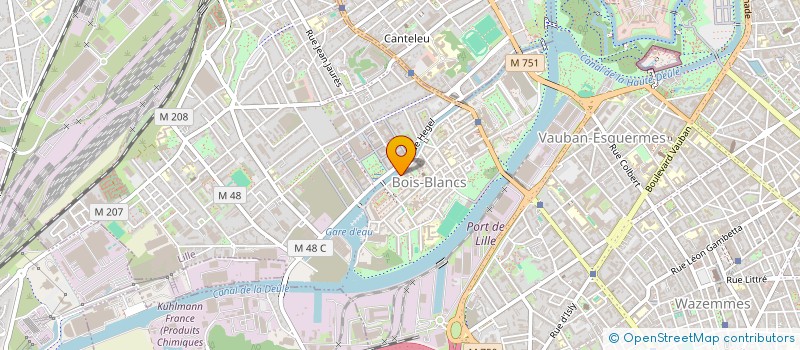 localisation de l'entreprise LES SALES MOMES à LILLE