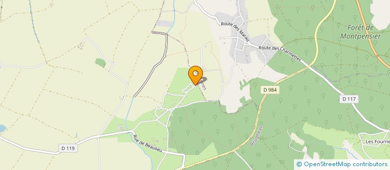 localisation de l'entreprise LES SALINES  BIOZAT