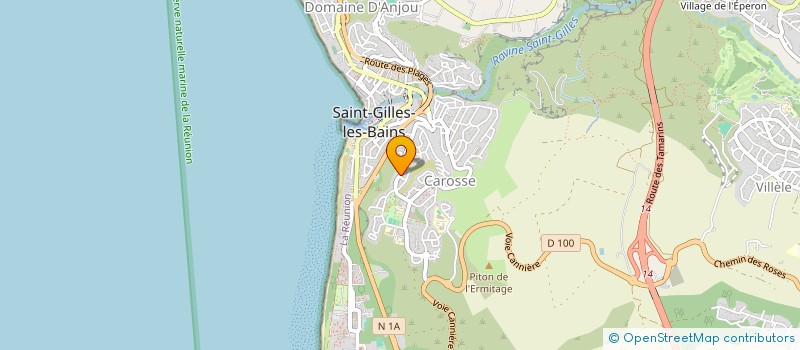 localisation de l'entreprise LES SALINES à SAINT-PAUL