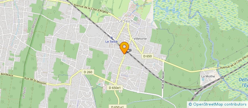 localisation de l'entreprise LES SALINES IMMOBILIER  LE TEICH