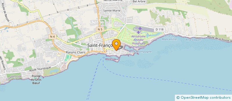 localisation de l'entreprise LES SALINES TS à SAINT-FRANCOIS