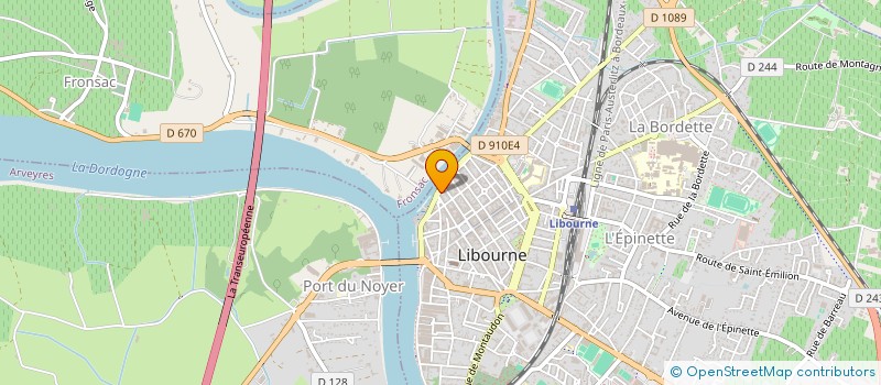 localisation de l'entreprise LES SALINIERES  LIBOURNE