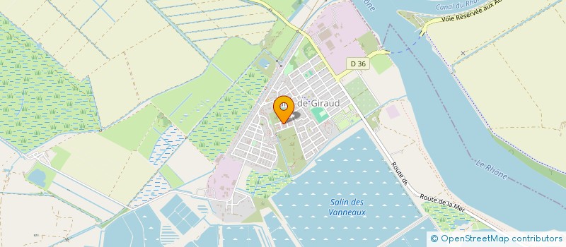 localisation de l'entreprise LES SALINIERS DU DELTA à ARLES