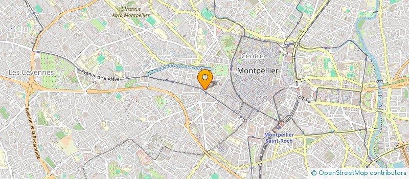 localisation de l'entreprise LES SALINS à MONTPELLIER
