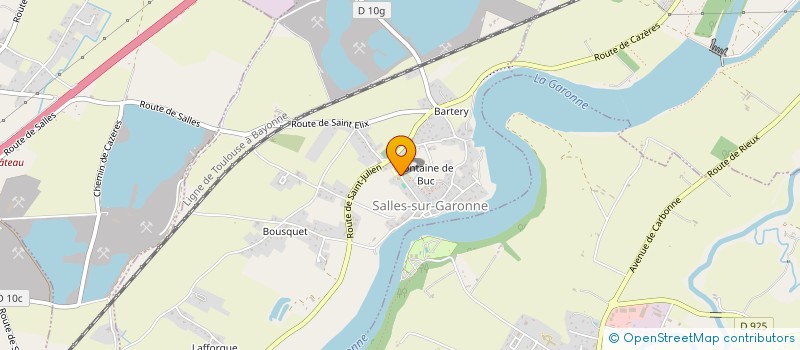 localisation de l'entreprise LES SALLES-AMIS  SALLES-SUR-GARONNE
