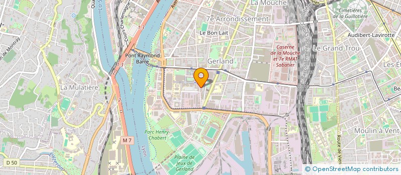 localisation de l'entreprise LES SALONS D'ANTHOUARD  LYON