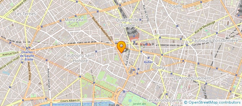 localisation de l'entreprise LES SALONS D'AXEL  PARIS