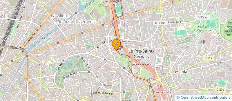 localisation de l'entreprise LES SALONS DE MICHELE à PARIS