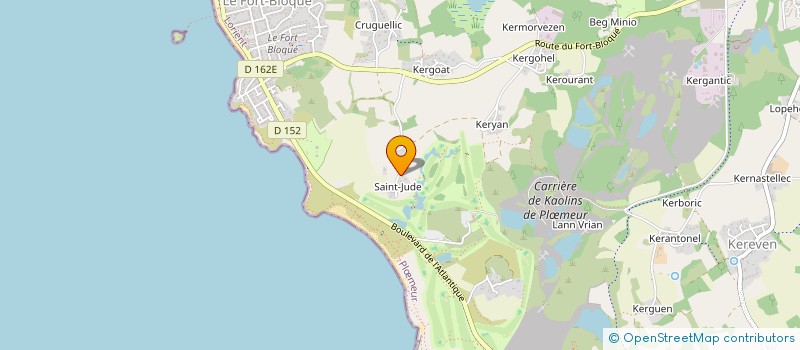 localisation de l'entreprise LES SALONS DU GOLF à PLOEMEUR
