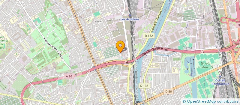 localisation de l'entreprise LES SALONS LYNA à VITRY-SUR-SEINE