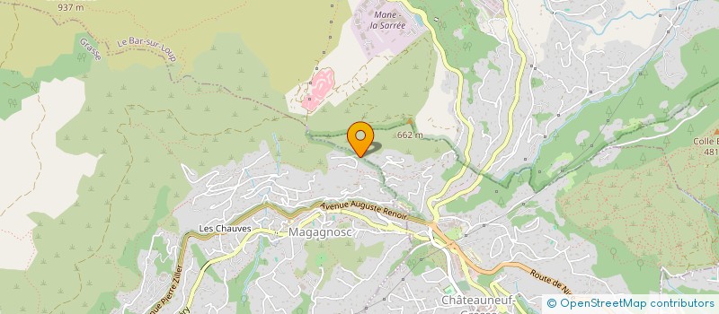localisation de l'entreprise LES SALVAGES à GRASSE