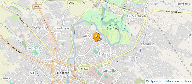 localisation de l'entreprise LES SALVAGES PASSIONS  BURLATS