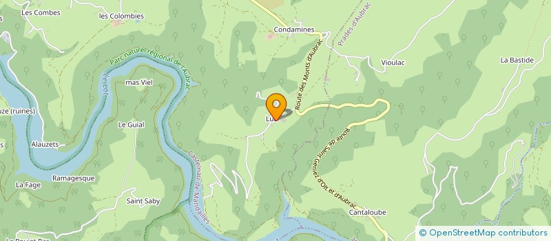 localisation de l'entreprise LES SANAIRES  CASTELNAU-DE-MANDAILLES