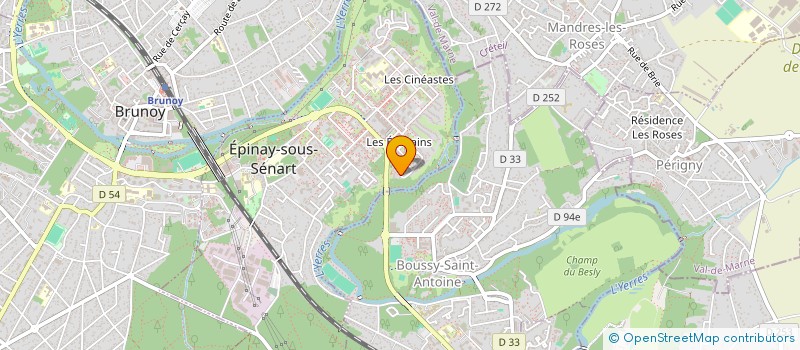 localisation de l'entreprise LES SANCEAUX  EPINAY-SOUS-SENART