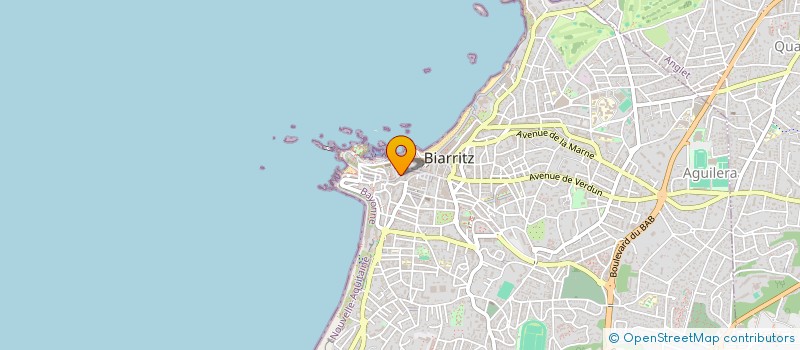 localisation de l'entreprise LES SANDALES D'EUGENIE  BIARRITZ