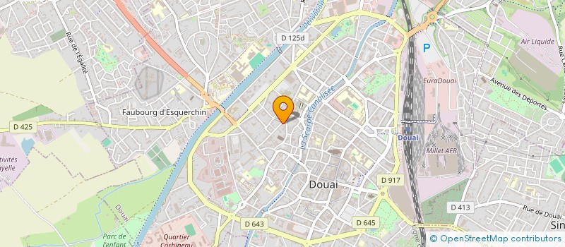 localisation de l'entreprise LES SANG-DRAGONS à DOUAI