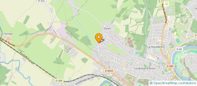 localisation de l'entreprise LES SANGLI'RAID  CHARLEVILLE-MEZIERES