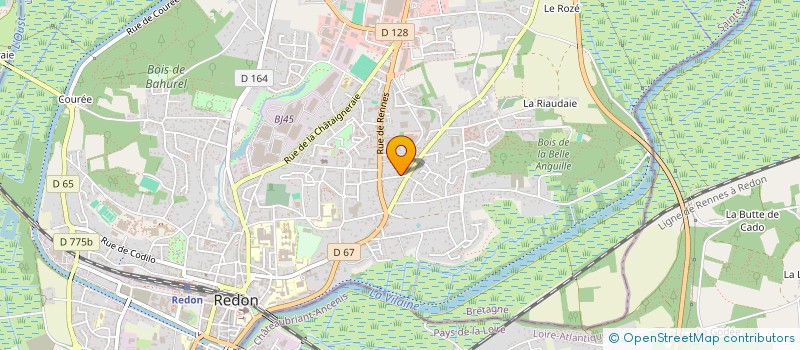 localisation de l'entreprise LES SANGLIERS DU PAYS DE REDON  REDON