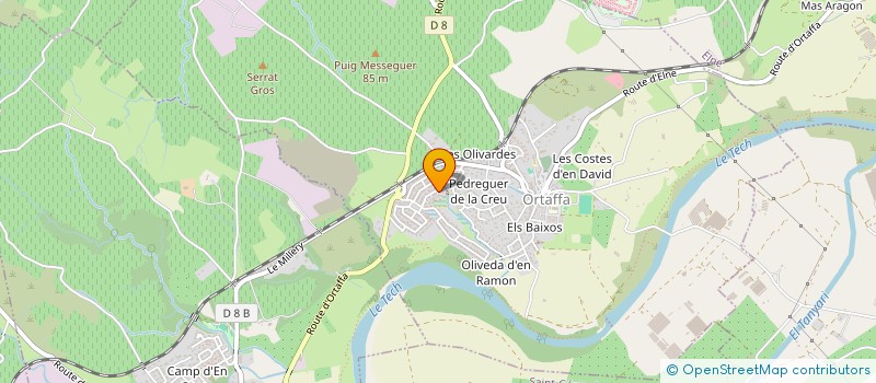 localisation de l'entreprise LES SANS AMOUR FIXE  ORTAFFA