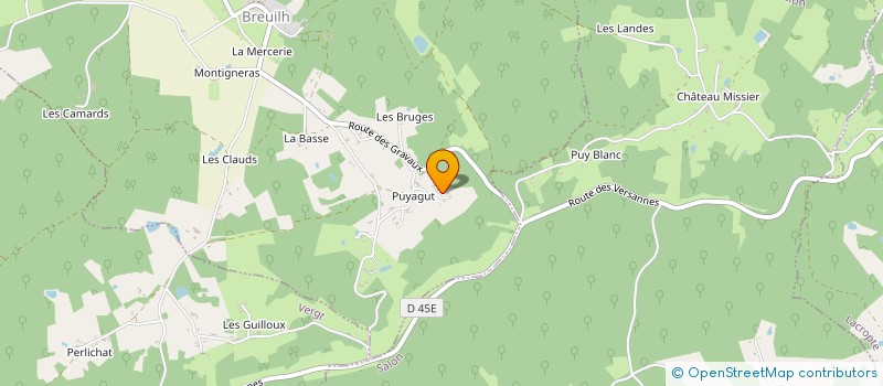 localisation de l'entreprise LES SANS BORNE DU DIABLE  SANILHAC