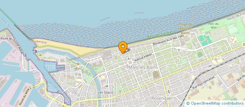 localisation de l'entreprise LES SANS-CALOTTES à DUNKERQUE