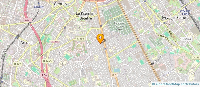 localisation de l'entreprise LES SANS COULEUR à VILLEJUIF