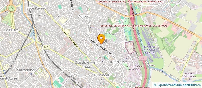 localisation de l'entreprise LES SANS COURANTS à TOULOUSE