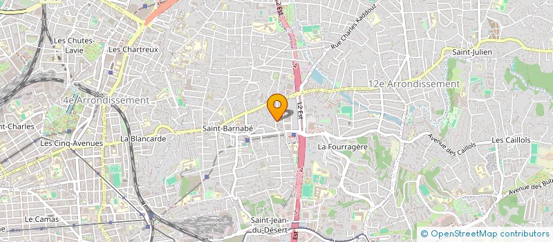 localisation de l'entreprise LES SANS LE SOUS OU LES GUEUSES DE 1720 à MARSEILLE