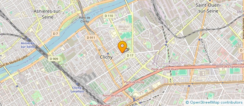 localisation de l'entreprise LES SANS VOIX à CLICHY