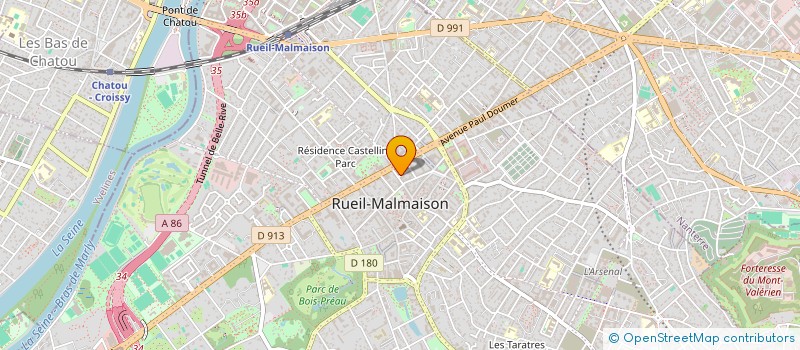 localisation de l'entreprise LES SANSONNETS à RUEIL-MALMAISON