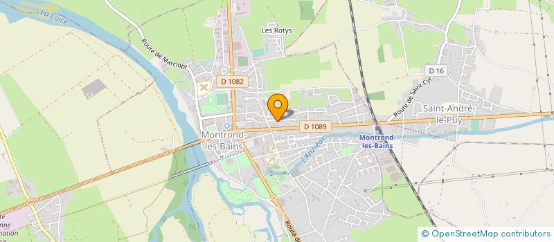 localisation de l'entreprise LES SANTOLINES  CHADRAC