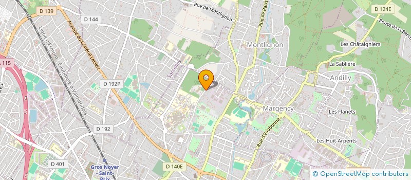 localisation de l'entreprise LES SANTONS à EAUBONNE