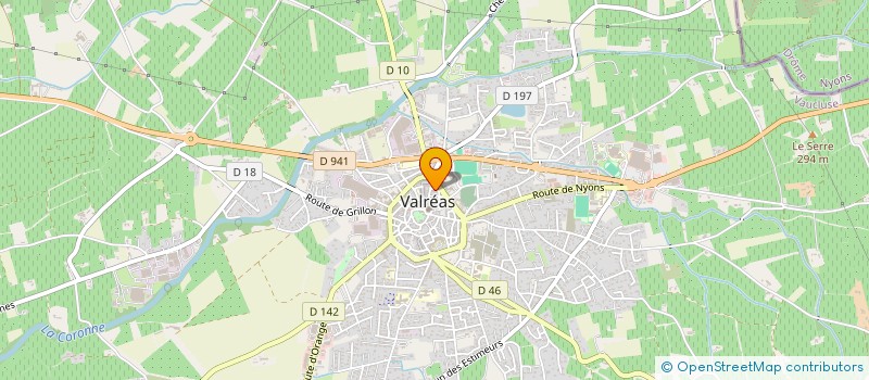 localisation de l'entreprise LES SANTONS DE L ORATOIRE à VALREAS