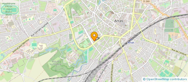localisation de l'entreprise LES SAPAJOUS à ARRAS