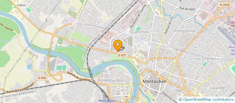 localisation de l'entreprise LES SAPEURS PARA DE LA 4  MONTAUBAN