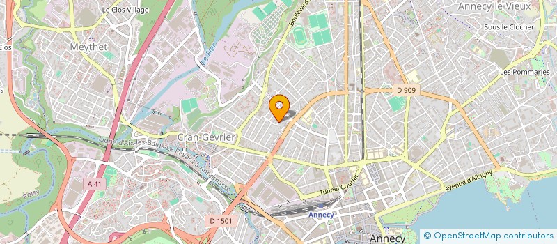 localisation de l'entreprise LES SAPINS  ANNECY