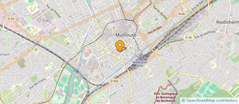 localisation de l'entreprise LES SAPINS  MULHOUSE