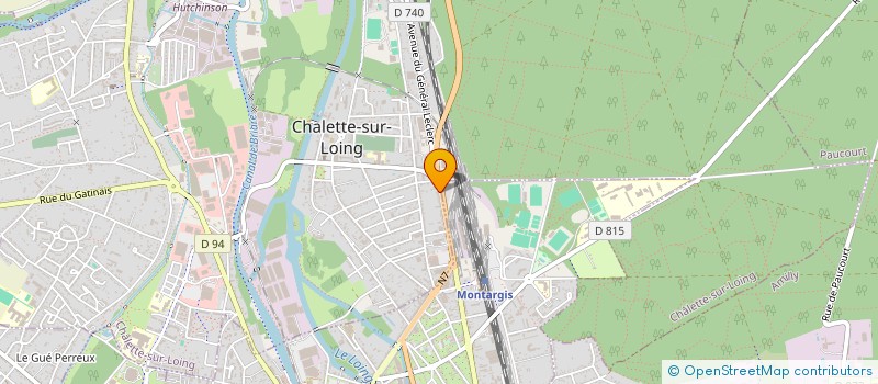 localisation de l'entreprise LES SAPINS D' OXANE TUTELLE GESTION à CHALETTE-SUR-LOING