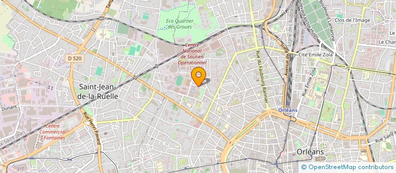 localisation de l'entreprise LES SAPINS DES VOSGES à ORLEANS